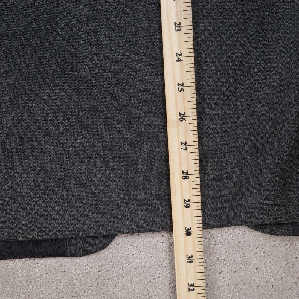Ralph Ralph Lauren Suit Men 46 40W 26L Charcoal Gray Herringbone Career Wool‎